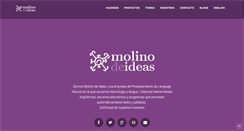 Desktop Screenshot of molinodeideas.com