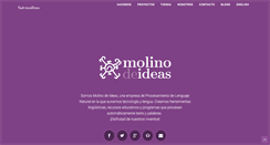 Desktop Screenshot of molinodeideas.es